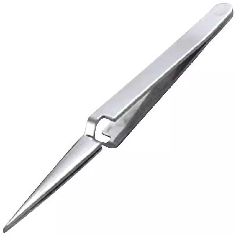 TRUSCO Stainless Steel Tweezer 120 mm Overall Length, TSP-34
