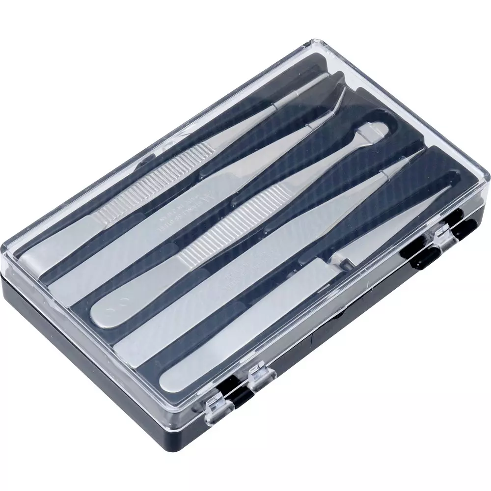 TRUSCO Stainless Steel Tweezer Set, TSP-91
