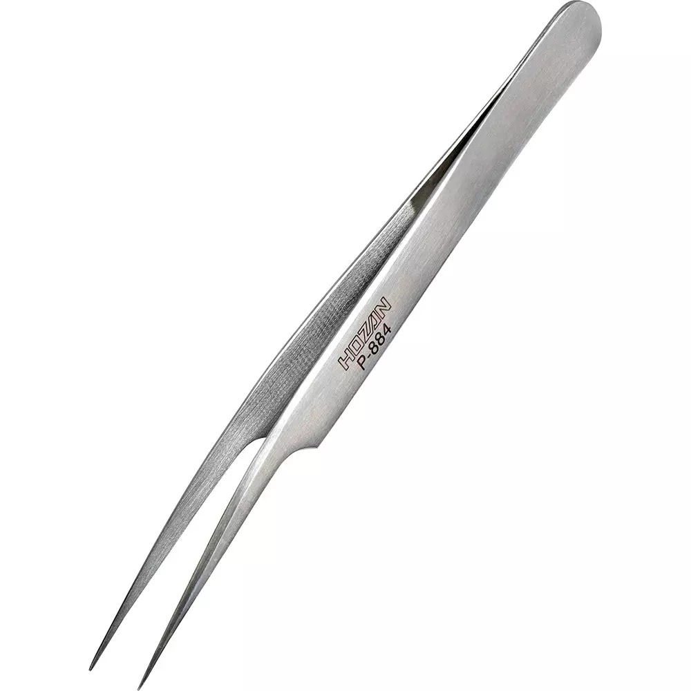 HOZAN Tweezer Tapered/Curved Tip, P-884