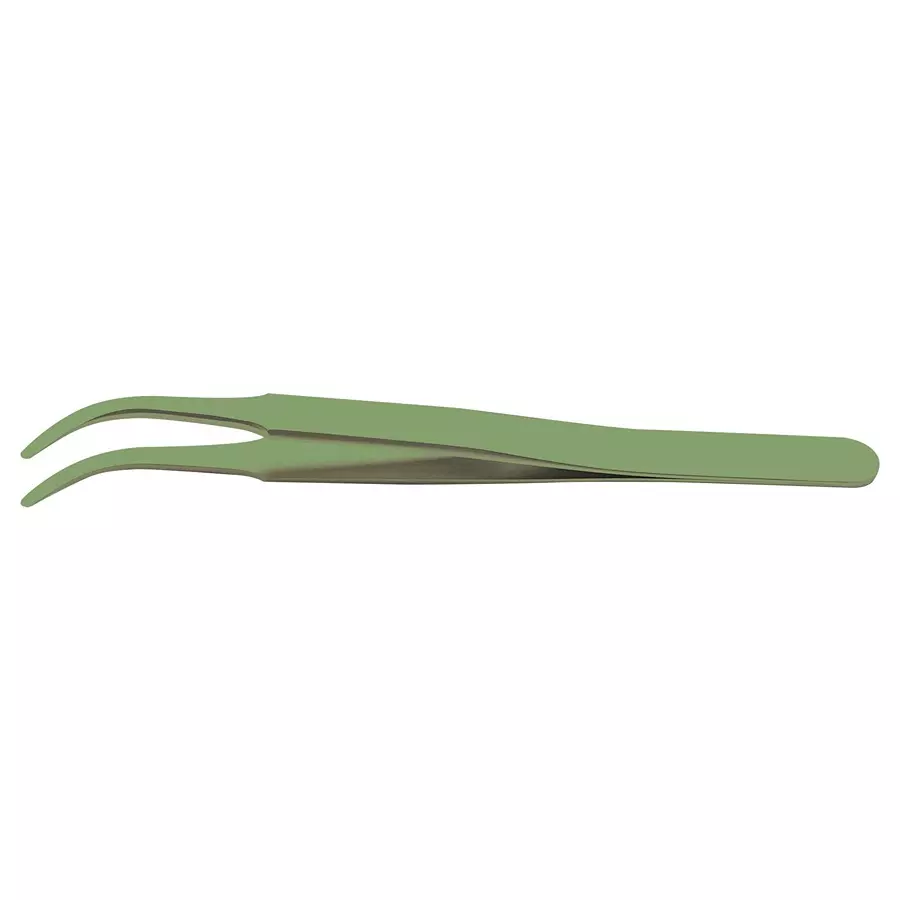 IDEAL-TEK PRECISION TWEEZER, CURVE/ROUND, 120MM, 2AB.SA.T