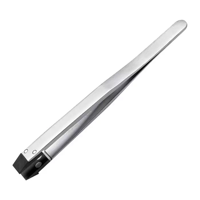 IDEAL-TEK Tweezer, Fibre Tip, Flat, 130mm, 248 CF SA