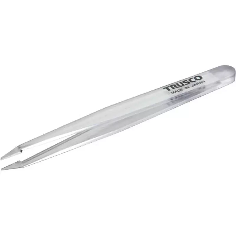 TRUSCO Transparent Plastic Tweezer 120 mm Overall Length, TPP-230-TM