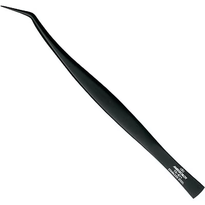 KEIBA Swan-Neck Bent Tweezer 155 mm Size, TS-B11
