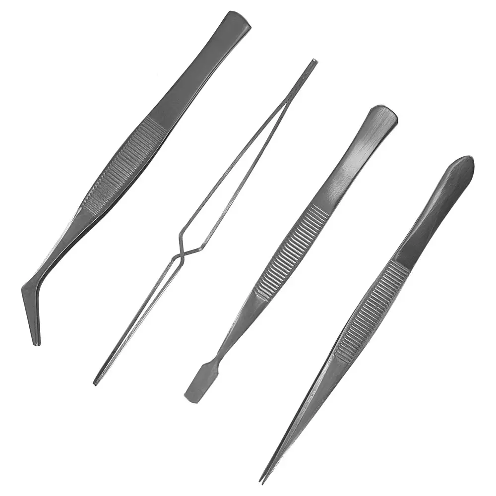 MULTICOMP PRO Tweezer Set Stainless Steel Body Material 4.0 No. of Tweezers, MP012551