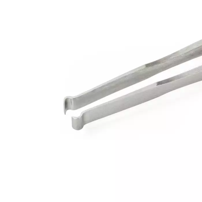 EREM 120 mm Stainless Steel Rounded Tweezers, 150SAD