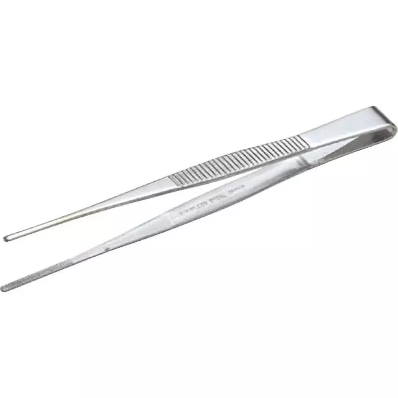 TRUSCO Stainless Tweezer 125 mm Overall Length Direct / With Giza Tip, TSP-21