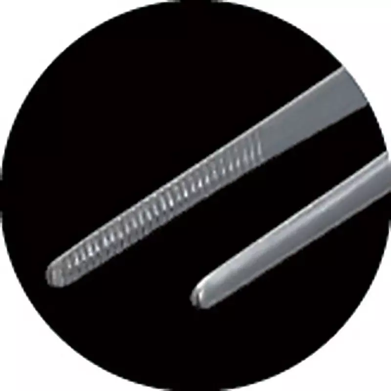 trusco-stainless-tweezer-125-mm-overall-length-direct-with-giza-tip-tsp-21