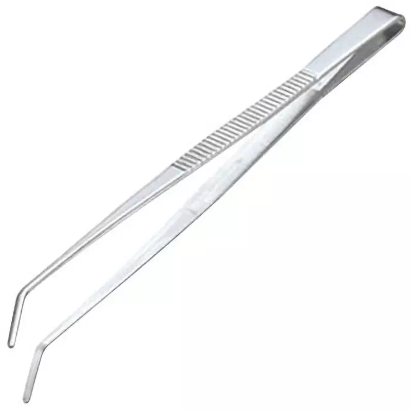 TRUSCO Stainless Tweezer 180 mm Overall Length Predecessor / with Giza Tip, TSP-38