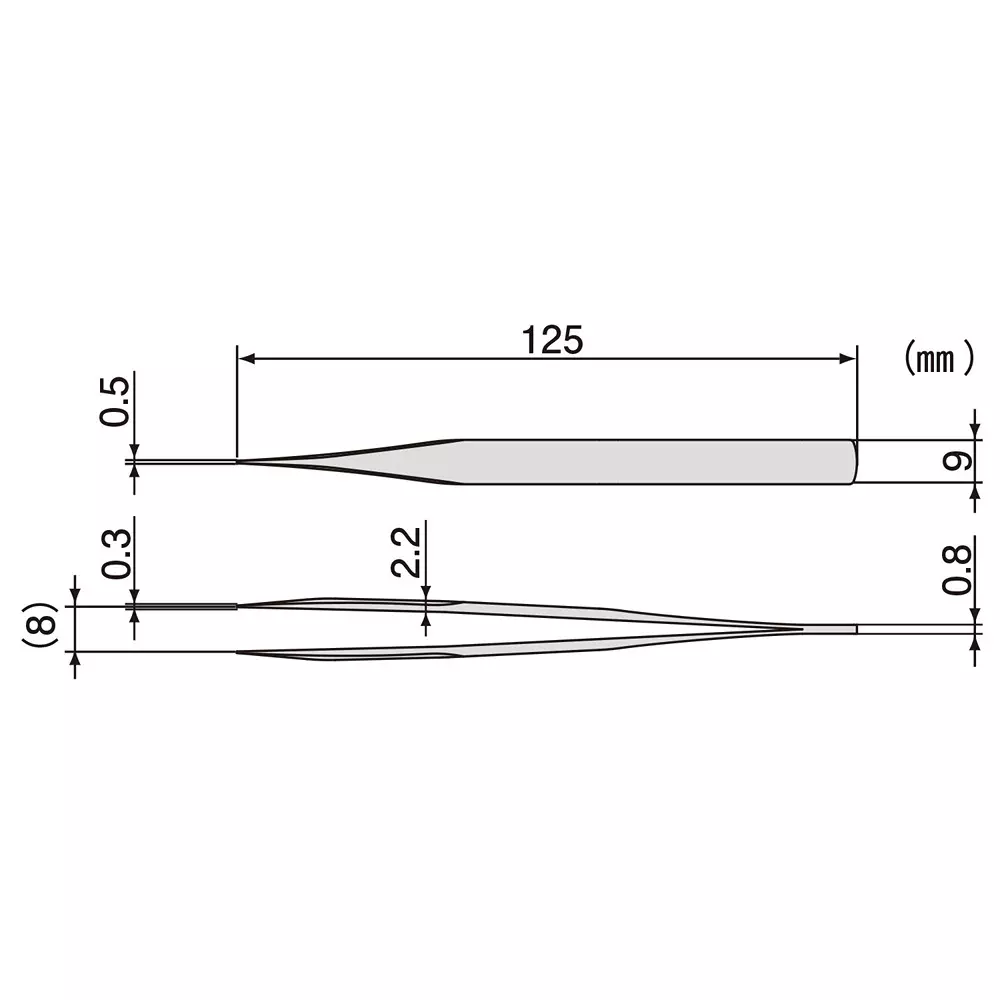 engineer-iron-arm-tweezer-125-mm-overall-length-pt-16