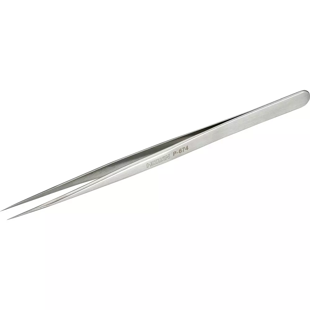 HOZAN Tweezer 0.15 mm Tip Width, P-674