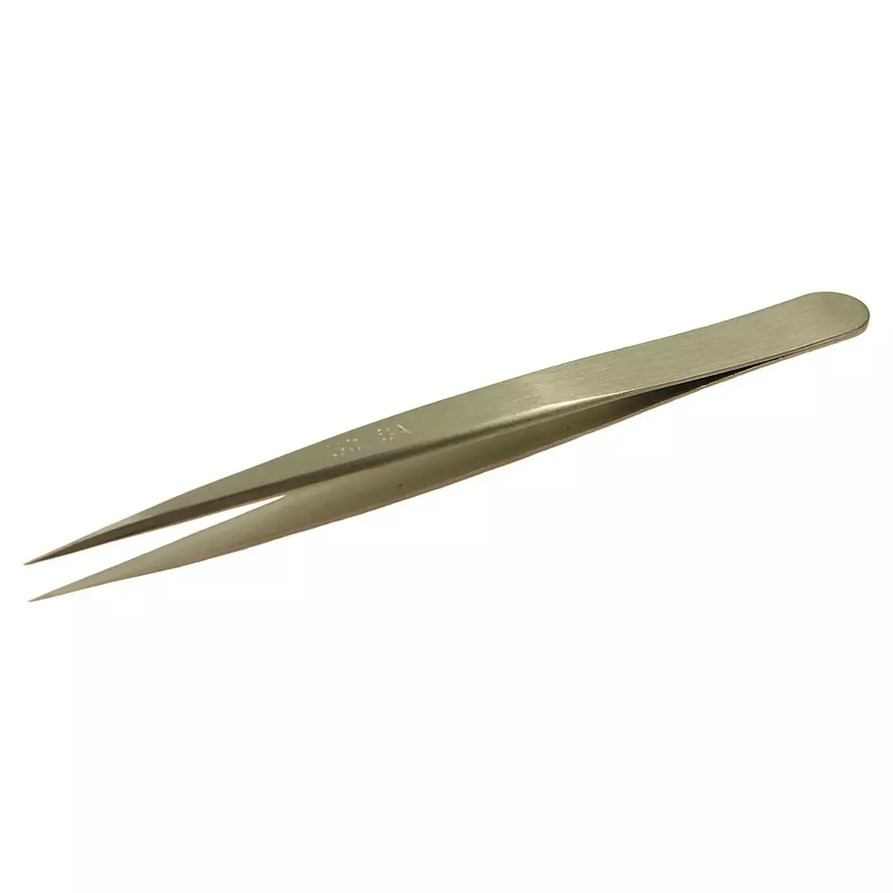 MULTICOMP PRO Tweezer Straight, Pointed Tip Type Style 3C-SA, MP005214