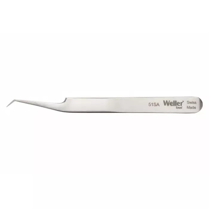 EREM 115 mm Stainless Steel ESD Tweezers, 51SA