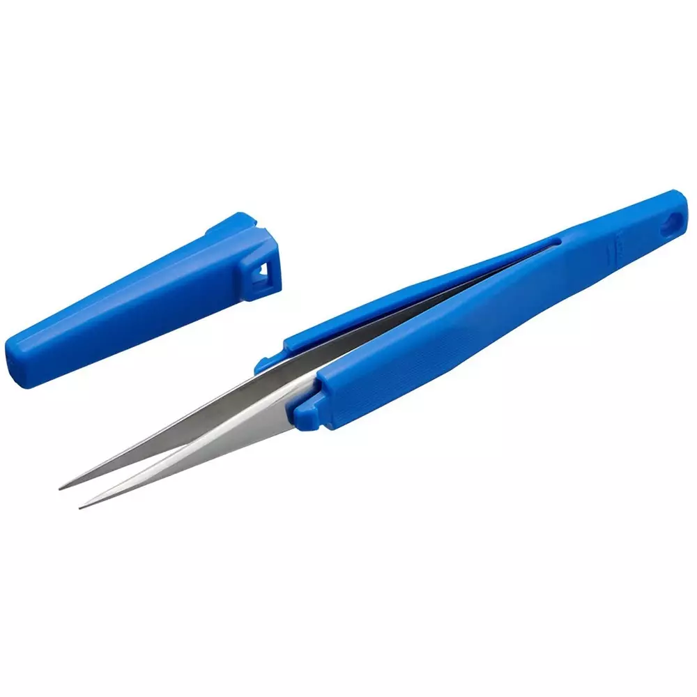 HOZAN ESD Grip Tweezer, PP-130-ESD