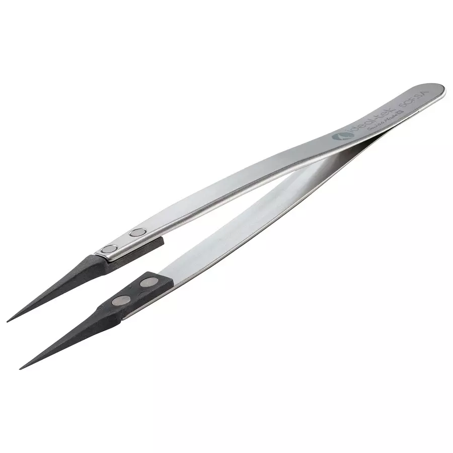 IDEAL-TEK TWEEZER, CARBOFIB TIP, 5 CF SA