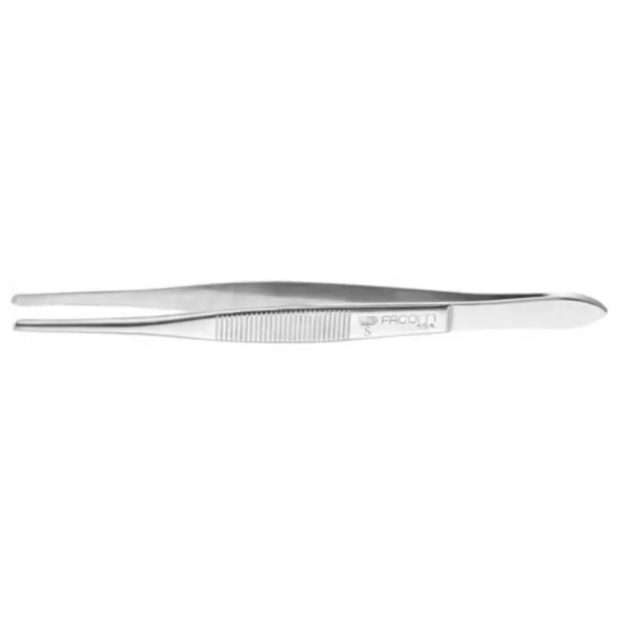 Facom 155 mm, Stainless Steel, Grooved, Tweezers, 154