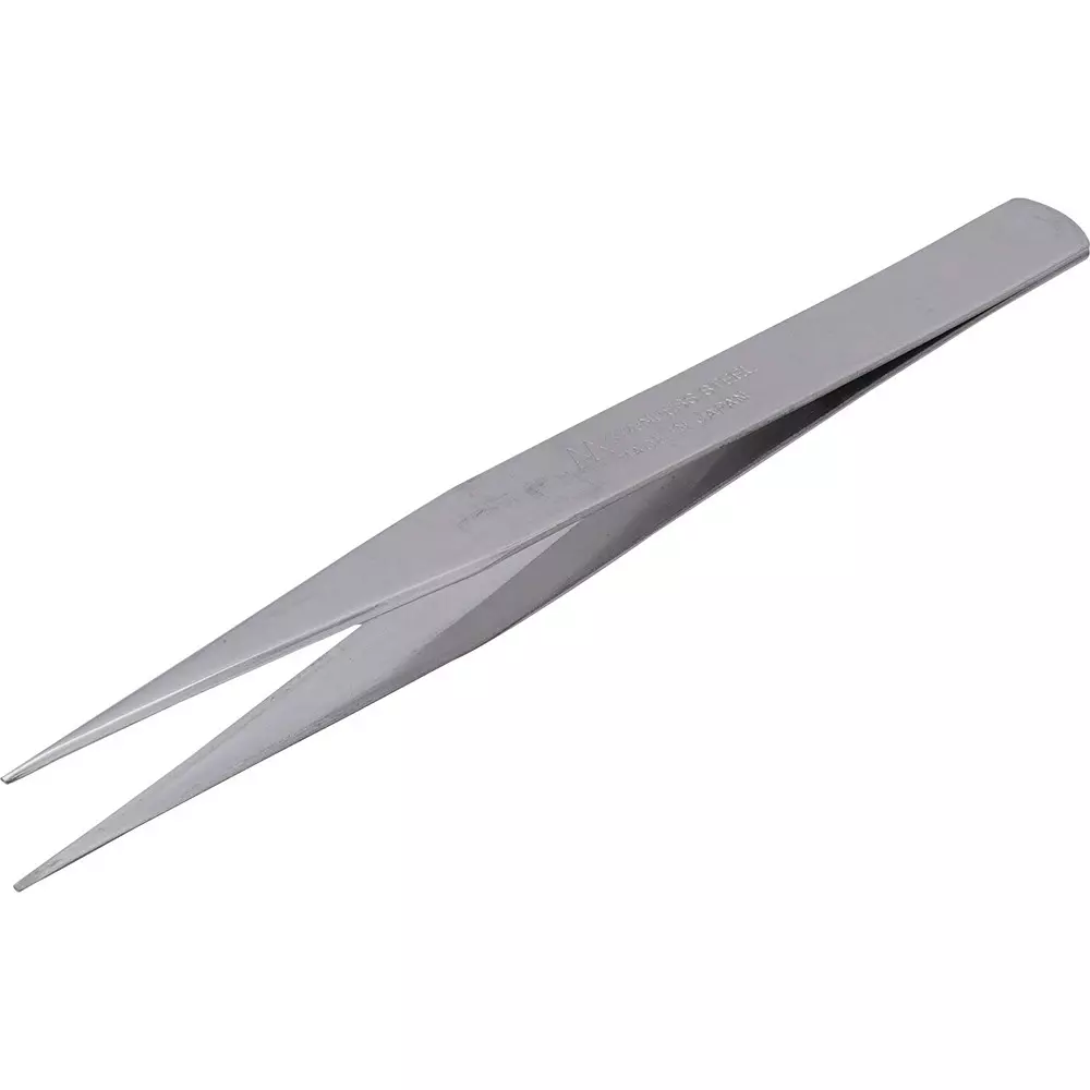 TRUSCO Stainless Steel Tweezer 125 mm Overall Length, TSP-25