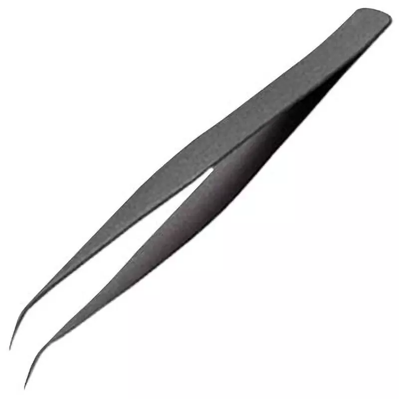 TRUSCO Stainless Steel Tweezer 125 mm Overall Length, TSP-43