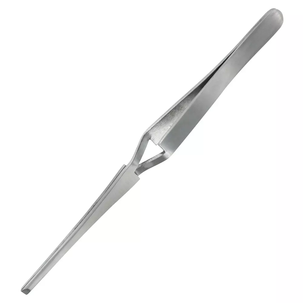 MULTICOMP PRO Blunt End Tweezer Straight, Tip Type Reverse Action, MP012540