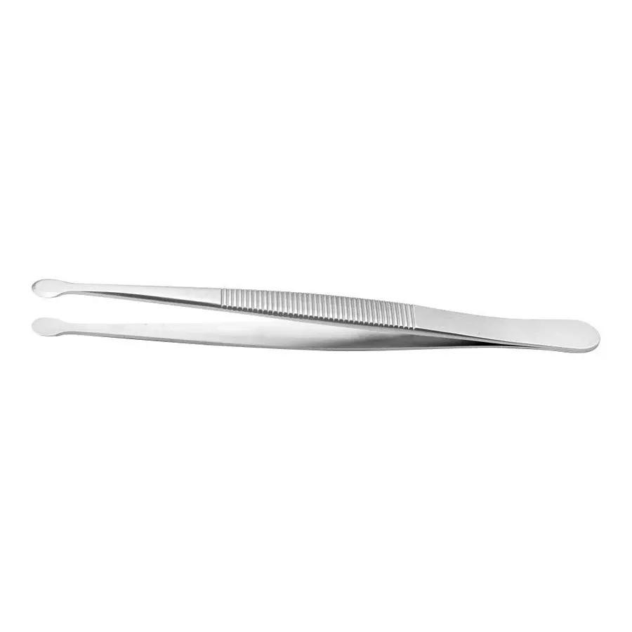 IDEAL-TEK TWEEZER, STRAIGHT/ROUND, 115MM, 33A.SA