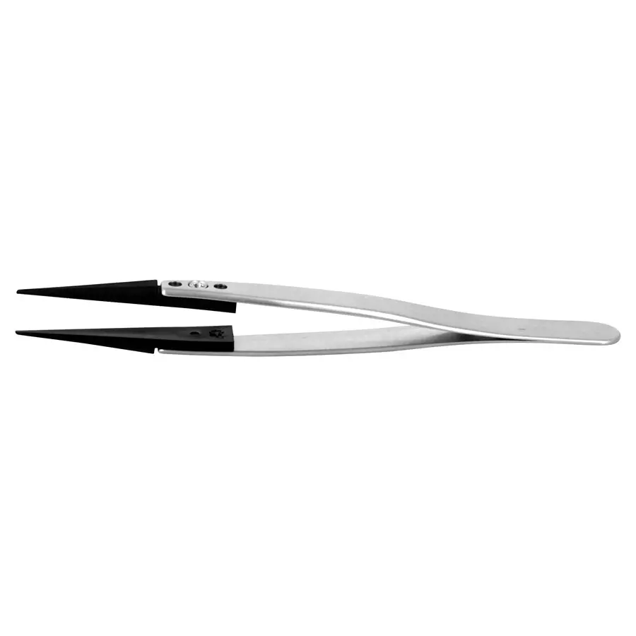IDEAL-TEK TWEEZER, STRAIGHT/POINTED, 115MM, 3CCFR.SA