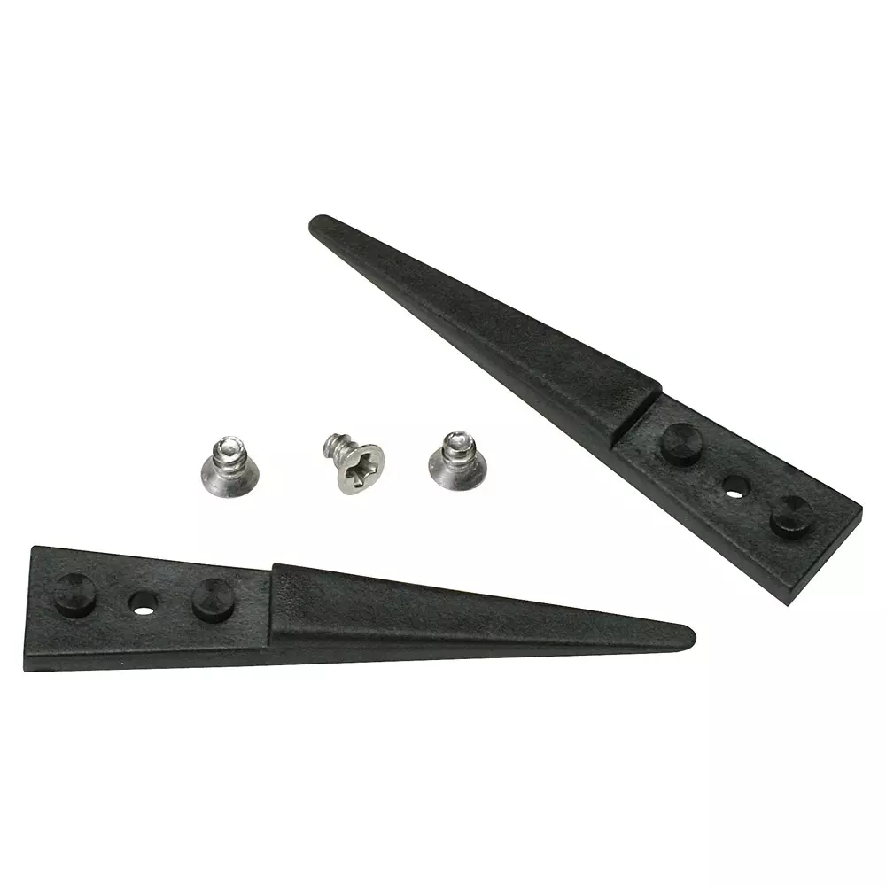 IDEAL-TEK Tweezer Tip, Straight/Round, 40mm, A2ASV