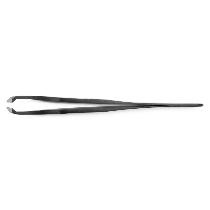 EREM 115 mm Carbon Steel Oblique Tweezers, B15AGW