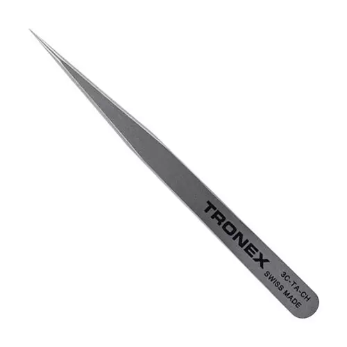 TRONEX Tweezer, High Precision/Style 3C, 4.331", 3C-Ta-Ch