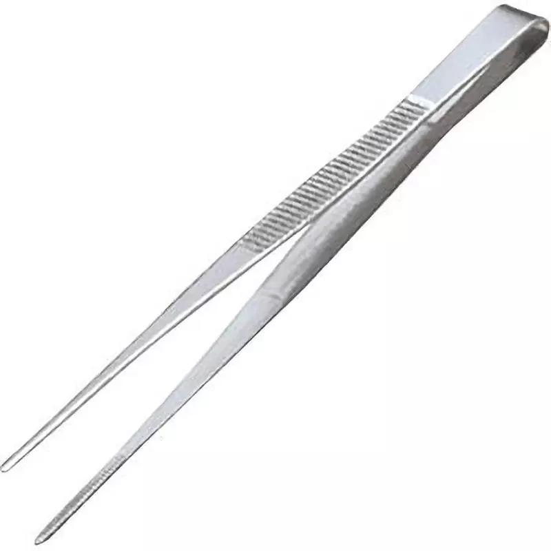TRUSCO Stainless Tweezer 115 mm Overall Length Direct / With Giza Tip, TSP-20
