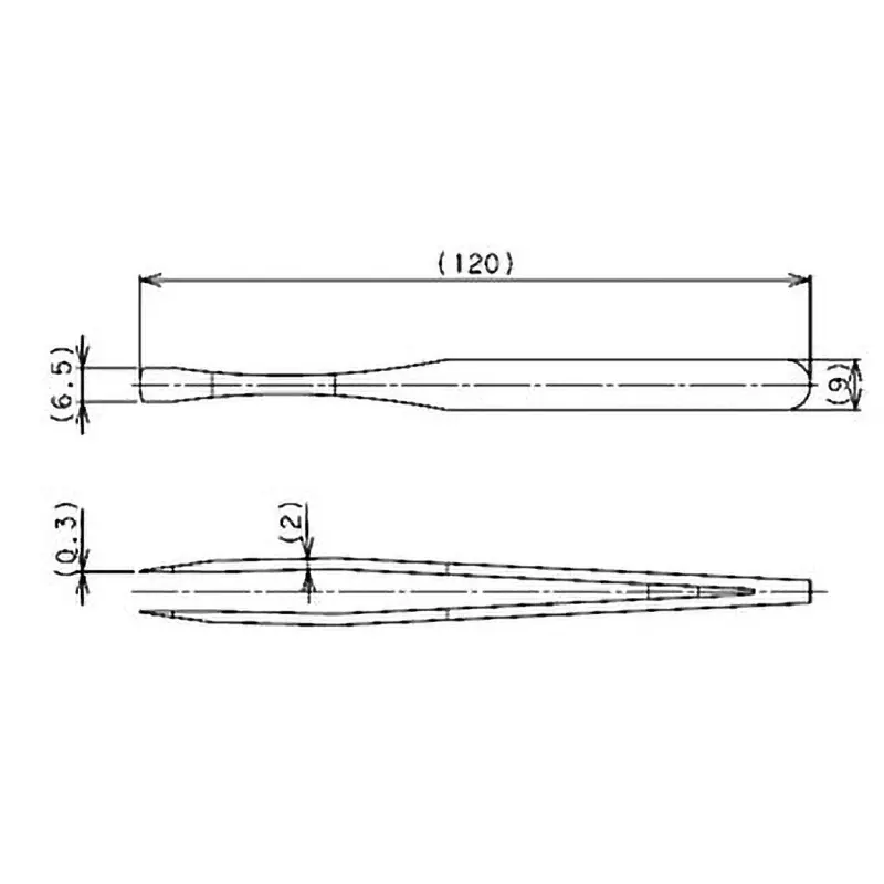 trusco-plastic-tweezer-120-mm-overall-length-tpp-234