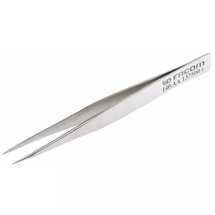 Facom 125 mm, Stainless Steel, Tweezers, 140.AA