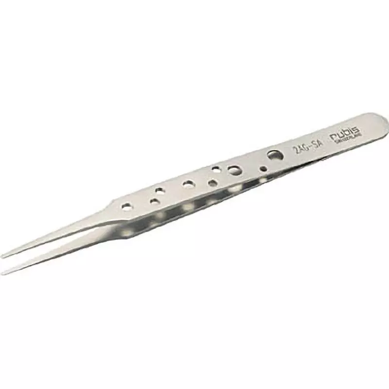 TRUSCO Acid / Magnetic Resistant Tweezer 120 mm Overall Length, 2AG-SA