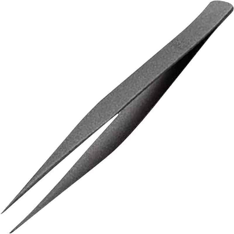 TRUSCO Stainless Steel Tweezer 125 mm Overall Length, TSP-42