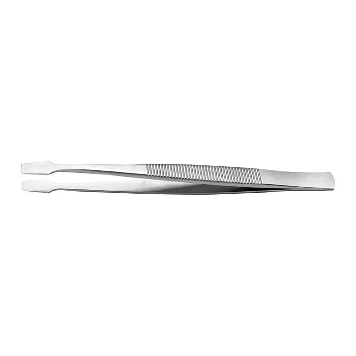 IDEAL-TEK TWEEZER, STRAIGHT/FLAT, 105MM, 127.SA