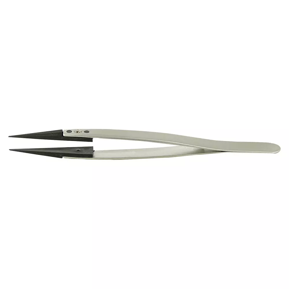 IDEAL-TEK Tweezer, Straight/Pointed, 130mm, 2CFR.SA.1