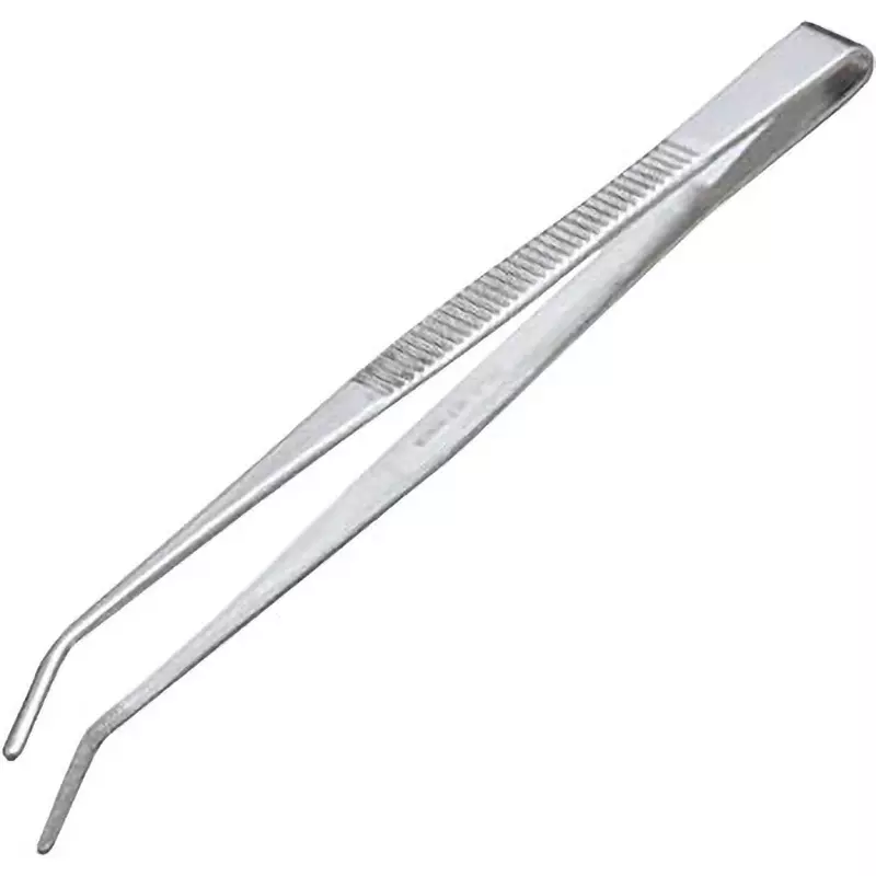 TRUSCO Stainless Tweezer 150 mm Overall Length Predecessor / with Giza Tip, TSP-24