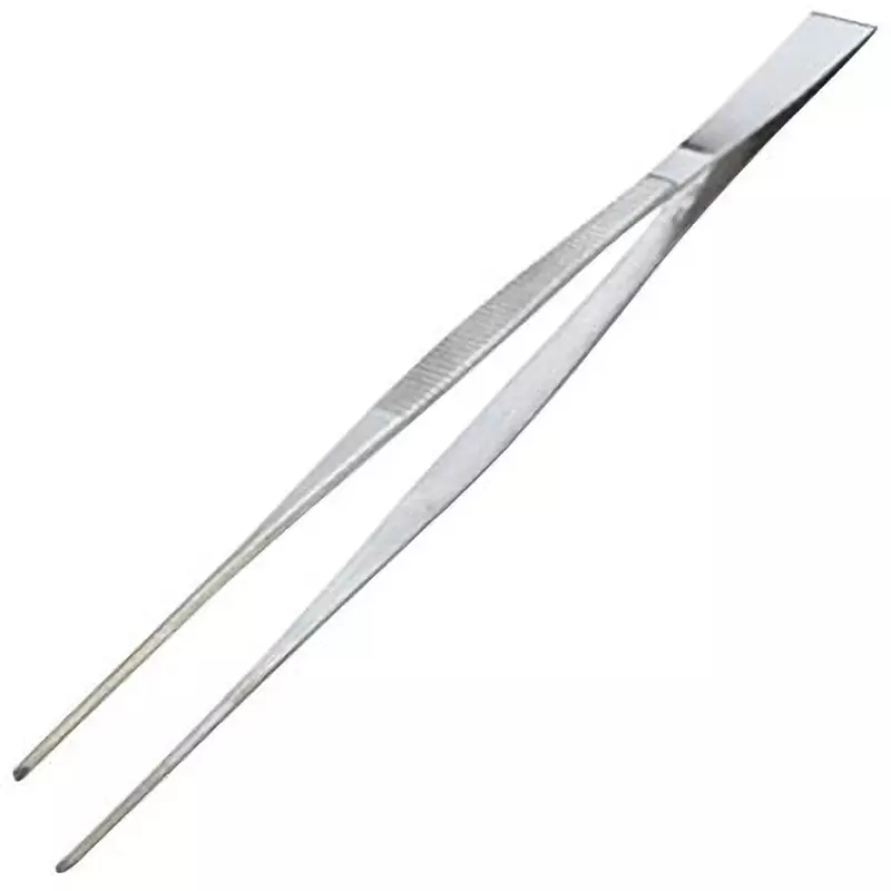 TRUSCO Stainless Tweezer 300 mm Overall Length Direct / With Giza Tip, TSP-39
