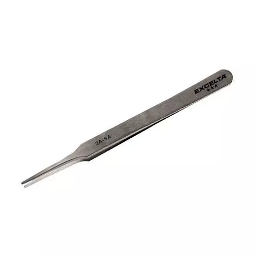 EXCELTA Precision Tweezer, 4.75In, 2A-SA