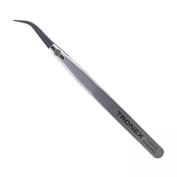 TRONEX Tweezer, Precision, Style 7, 5.315", 7-Zjsa-Ch