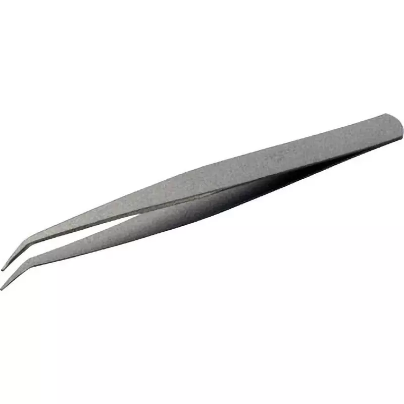 TRUSCO Fluorine Coating Type Tweezer 150 mm Overall Length, TSP-45