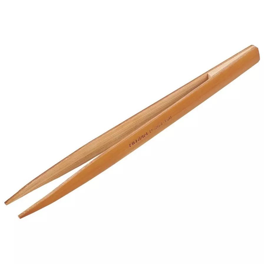 HOZAN ESD Bamboo Tweezer 150 mm Overall Length, P-863-150