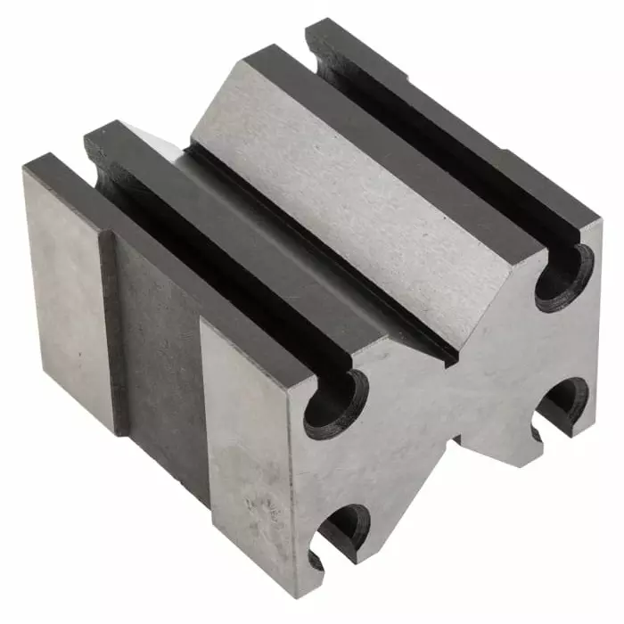 RS PRO Chrome Steel Screw Clamping V-Block, 31.1 mm Capacity Model No 4601089