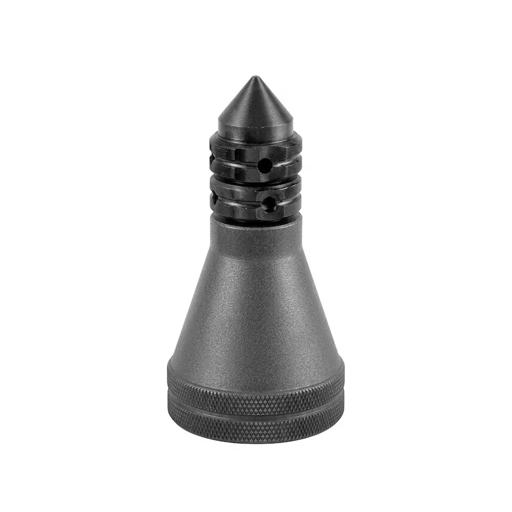 Blackhawk Levelling Screwjack With Standard Pad Cast Iron 90-115 mm Height Range Manual Black Powder Coating for Industrial Use, A246