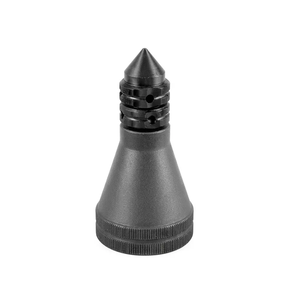 Blackhawk Levelling Screwjack With Standard Pad Cast Iron 120-140 mm Height Range Manual Black Powder Coating for Industrial Use, A247