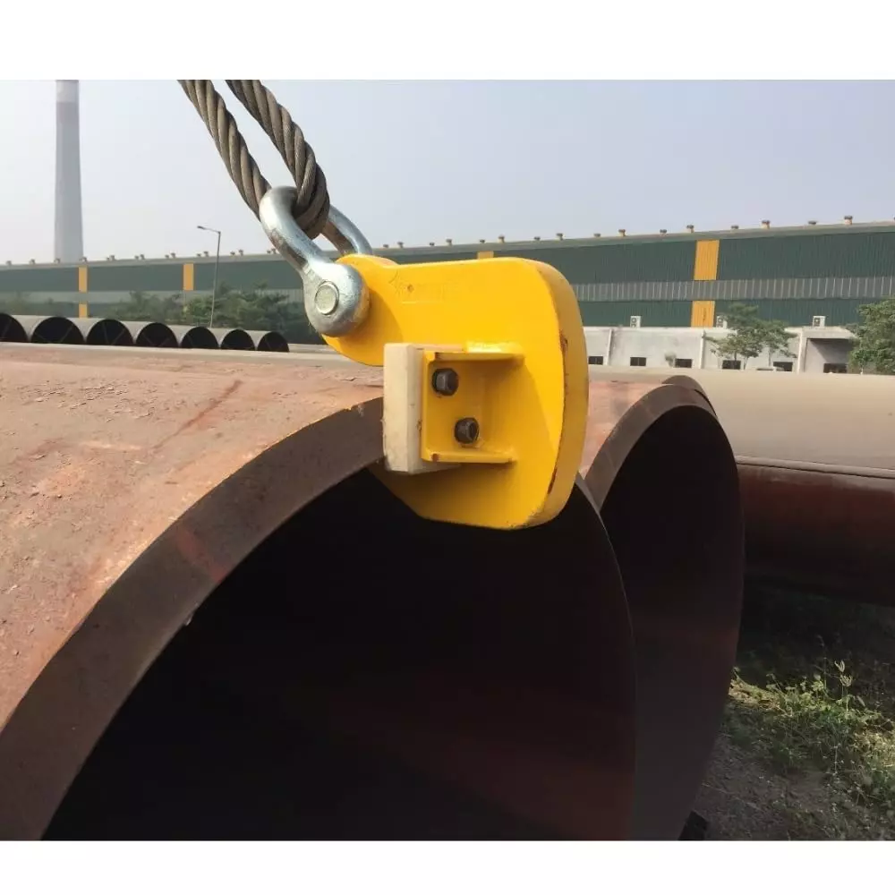 conclood-india-15-ton-heavy-duty-pipe-lifting-clamp-metal-body-yellow-color-for-material-handling-rigging-operations-cipipeclamp