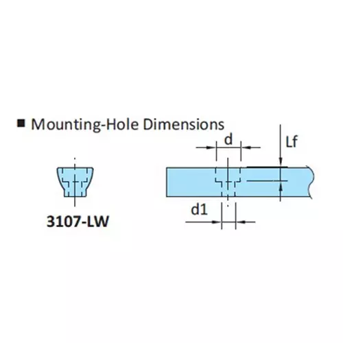 STEEL-SMITH Long Length Wedge Clamp 3107 Series Steel SUM24L M8x1.25, 3107-19LW