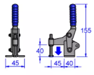 Sandfield Heavy Duty Vertical Action Toggle Clamp M18SB