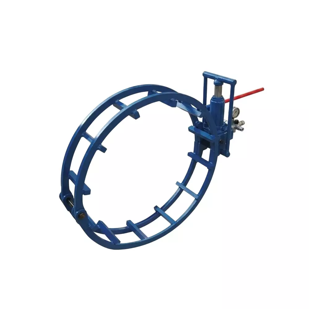 Inder Hydraulic Cage Pipe Welding Alignment Clamp Metal Body Red & Blue Color and Size 40 inch (101.6 cm), 682M