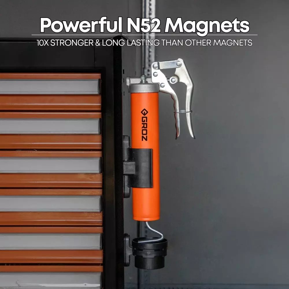 groz-magnetic-grease-gun-holder-5715-mm-2-14-inch-diameter-neodymium-magnets-gghm01
