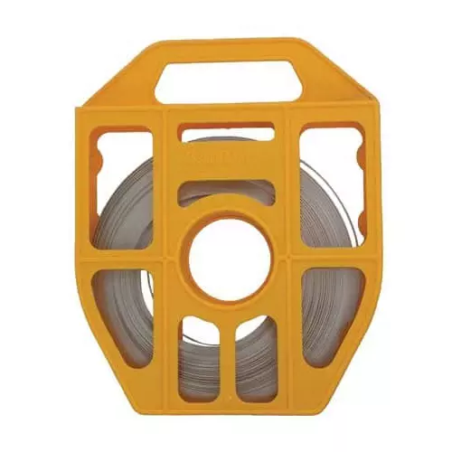 BAND-IT 316 Stainless Steel Band with PPA 571 Coating (Halogen-Free) 2 m (82.5 inch) Length and 10 mm Width, AE4339