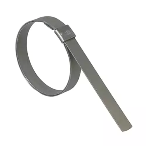 BAND-IT Jr Smooth ID Clamp 201 Stainless Steel 10 mm Width and 35 mm Inside Diameter, JS2029 (Pack of 100)